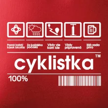 Čiarový kód - cyklista / cyklistka