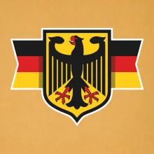 Nemecká orlica a vlajka