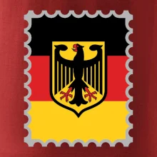 Nemecká známka - vlajka
