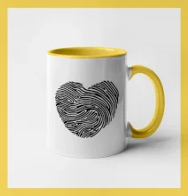 Odtlačok prsta srdce Odtlačok prsta srdce