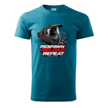 Paintballová maska – Respawn, Reload, Repeat