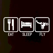 Eat sleep Motocross - freestyle