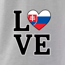 Love Slovenská vlajka Love Slovenská vlajka