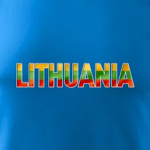 Lithuania - nápis vlajka