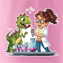 Chemik a dinosaurus - dievča