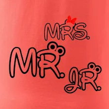 Mr, Mrs a Jr rodinná trička