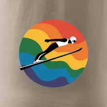 Skokan na lyžiach v kruhu