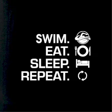 Eat sleep swim