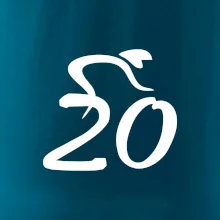 Cyklista oslavuje dvadsiatku (20)