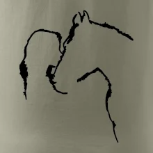 Kôň a ja silueta Kôň a ja silueta