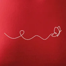 Dráha letu motýľa - vlnovka Dráha letu motýľa - vlnovka