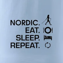 Nordic walking eat sleep