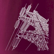 Nákres stožiara vysokého napätia