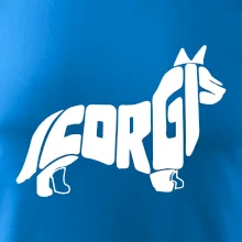 Corgi - nápis v tele