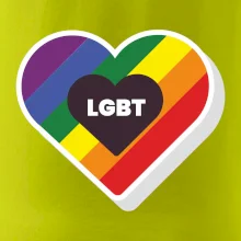 LGBT srdce dúhové