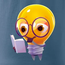 Žiarovka premýšľa nad knihou