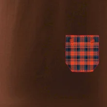 Flanelové triko červené