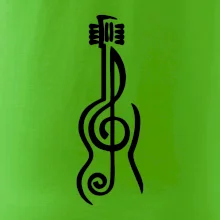 Husľový kľúč gitara