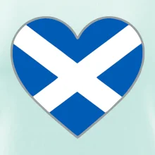 Škótske srdce na prsník