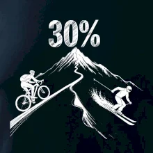 Narodeniny cyklista a lyžiar 30