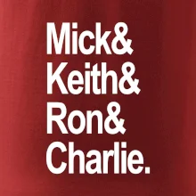 Mick Keith Ron Charlie