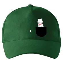 Mačka s rybou vo vrecku