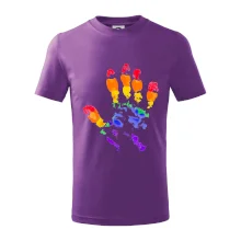 LGBT hand print