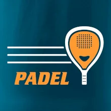 Padel - oranžová raketa