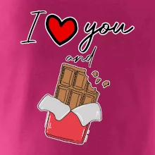 I love you and chocolate