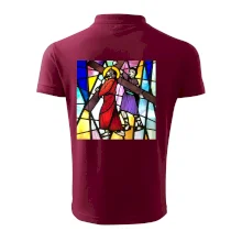 Vitráž - Ježiš a kríž