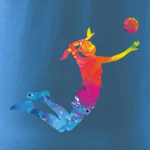 Volejbalista/Volejbalistka splash s loptou