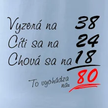 Vyzerá, cíti sa, chová sa - 80 rokov