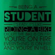 Being a student - bike Being a student - bike