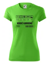 Čiarový kód - Vodič kamiónu