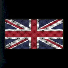 Britská vlajka bodkovaná Britská vlajka bodkovaná