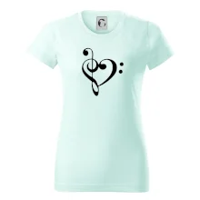 Husľový kľúč srdce Husľový kľúč srdce