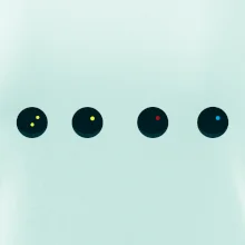 Evolution squash ball Evolution squash ball