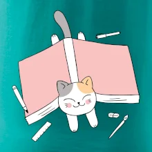 Učenie na štátnice mačka