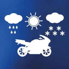 Motorkář za každého počasí - silnice