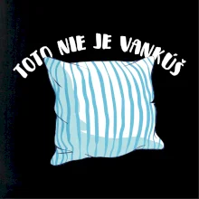 Toto nie je vankúš - modrý