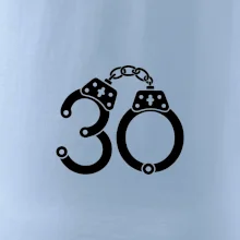 Narodeninové tričko pre policajta - putá 30