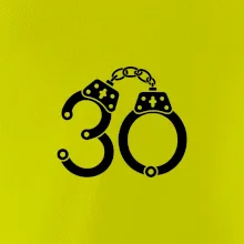 Narodeninové tričko pre policajta - putá 30