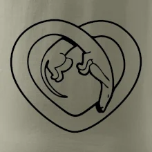 Jazvečík srdca - obrys