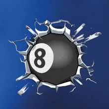 Biliardová guľa v triku