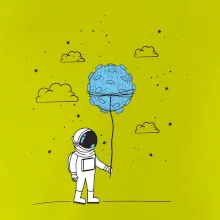 Astronaut s balónikom Astronaut s balónikom