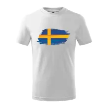 Švédska vlajka kreslená Švédska vlajka kreslená