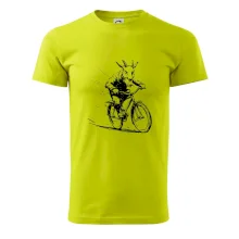 Drsný cap na bicykli