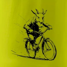 Drsný cap na bicykli