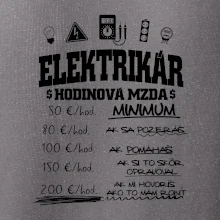 Hodinová mzda elektrikár
