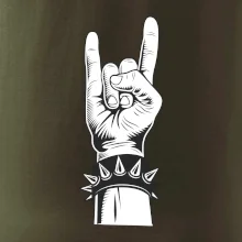 Rock ruka s náramkom